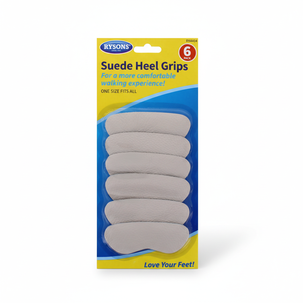 Suede Heel Grips - 6 Pack