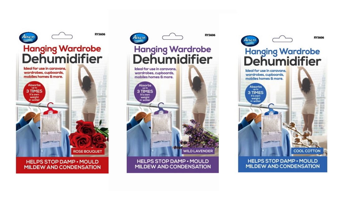 Scented Hanging Wardrobe Dehumidifier Assorted