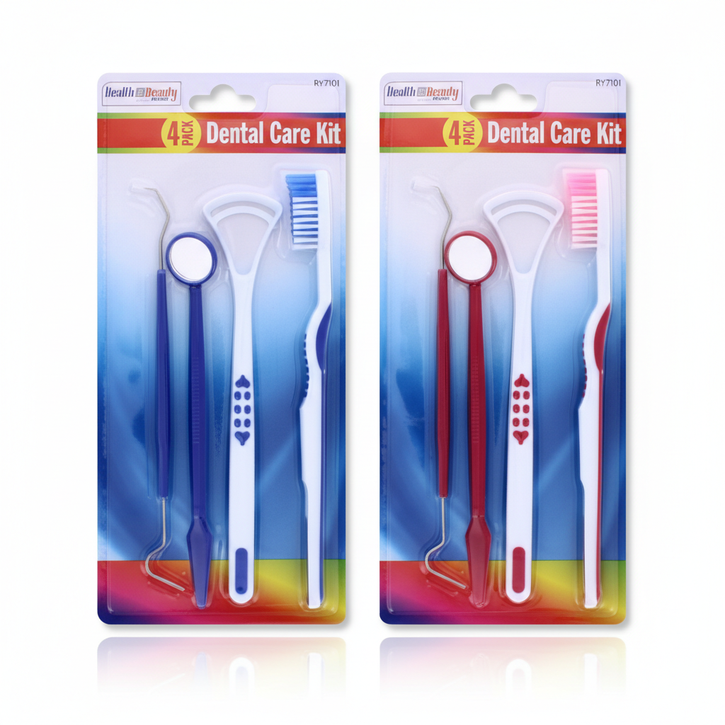 4 Pack Dental Care Kit