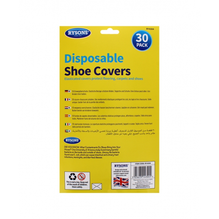 Disposable Shoe Covers Wholesale Bulk Buy Shoe Cover One Size Fits All 30 PK