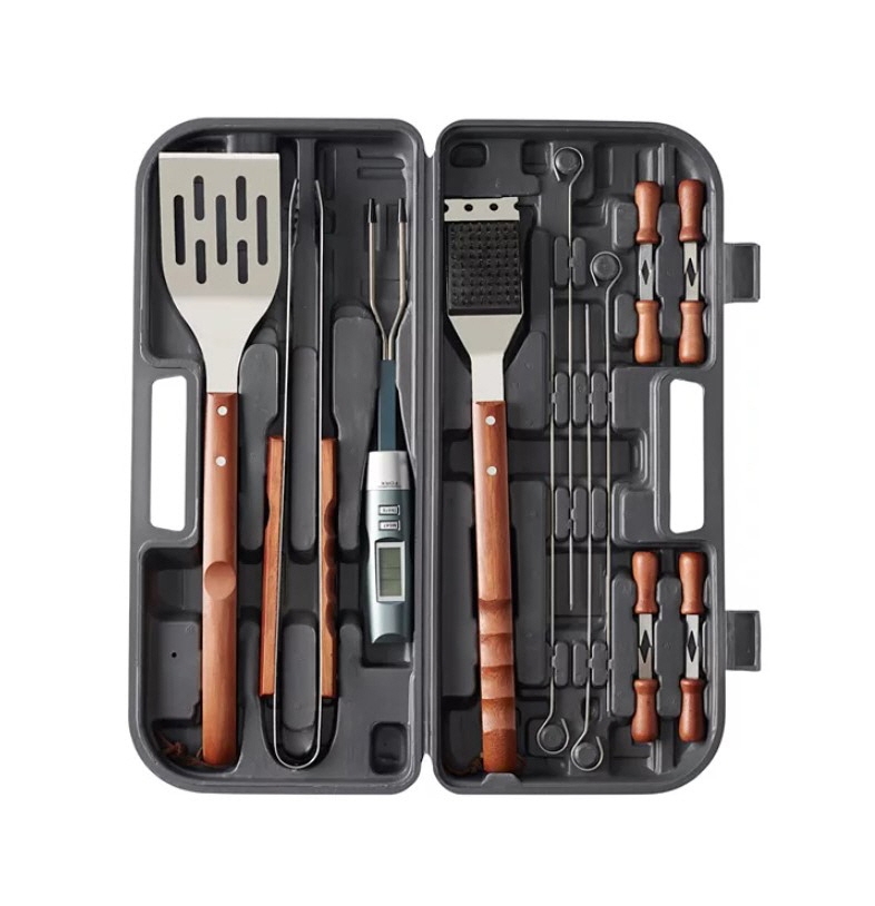 Grilling Tool Set 17 Pieces with Carry Case