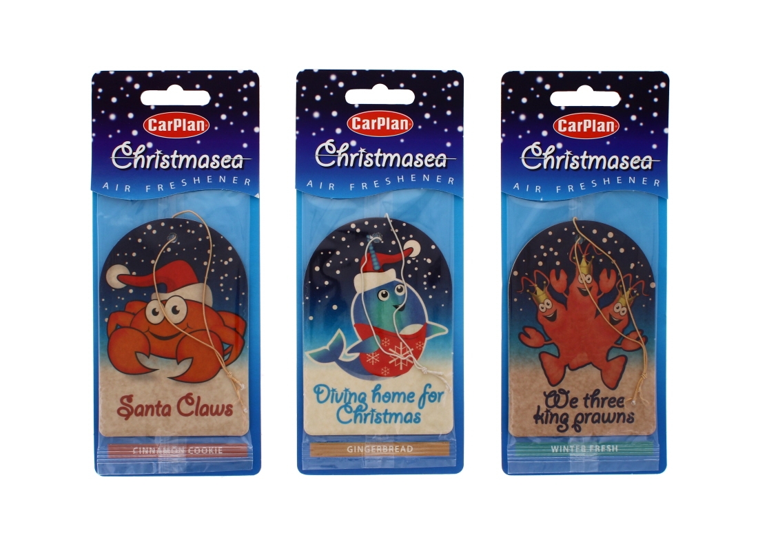 Wholesale Christmas Car Air Fresheners Cinnamon Cookie/Gingerbread