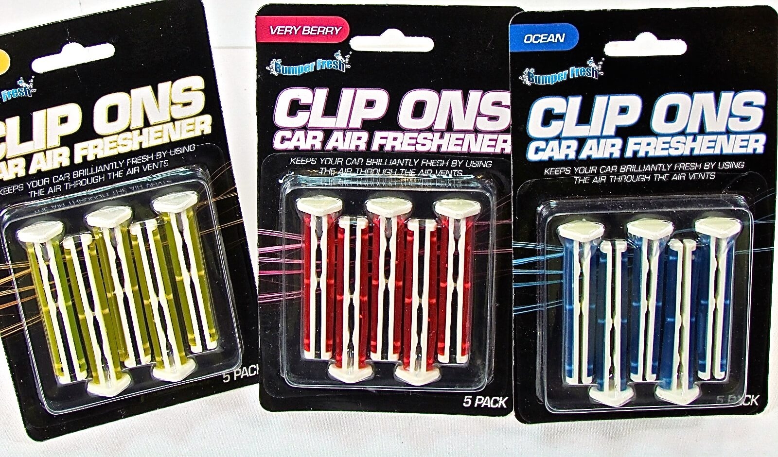 Wholesale Clip On Air Freshener 5 Pack