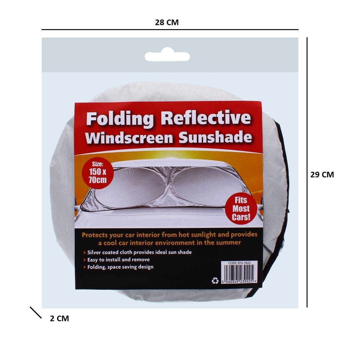 Wholesale Folding Reflective Car Windscreen Sunshade