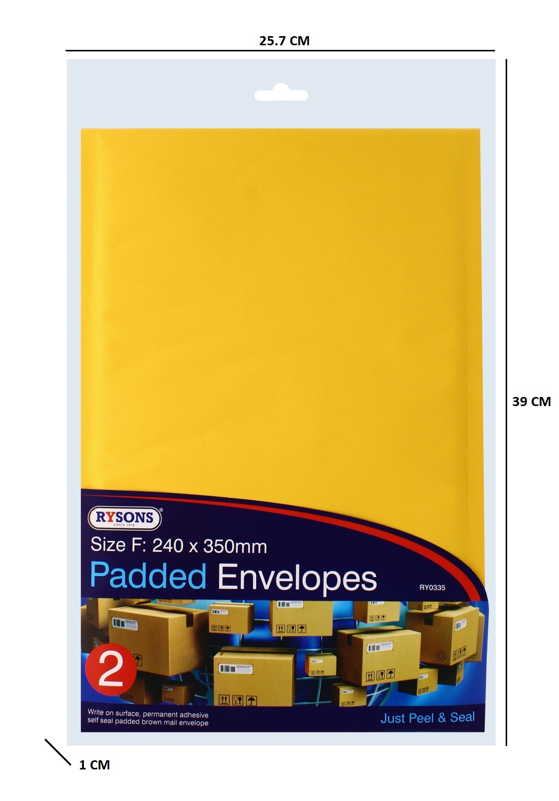 Wholesale 2 Padded Envelopes Size F