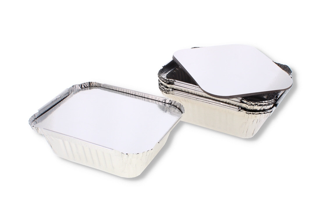 Wholesale 9 Medium Foil Containers With Lids