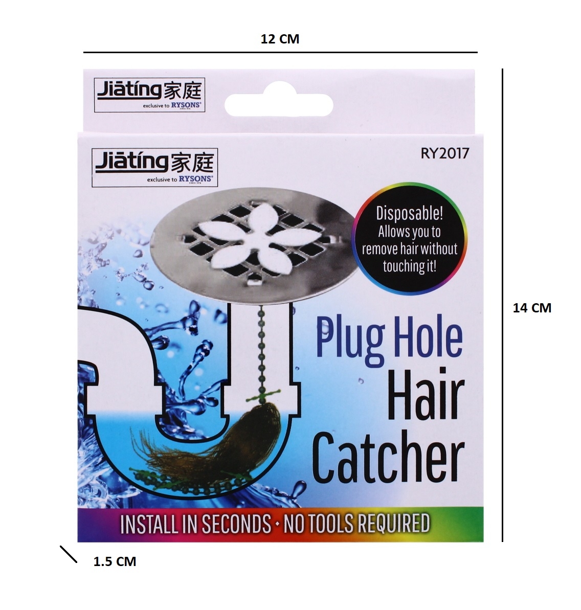 Wholesale Plughole Hair Catcher Shower & Bath Hair Drain Catcher