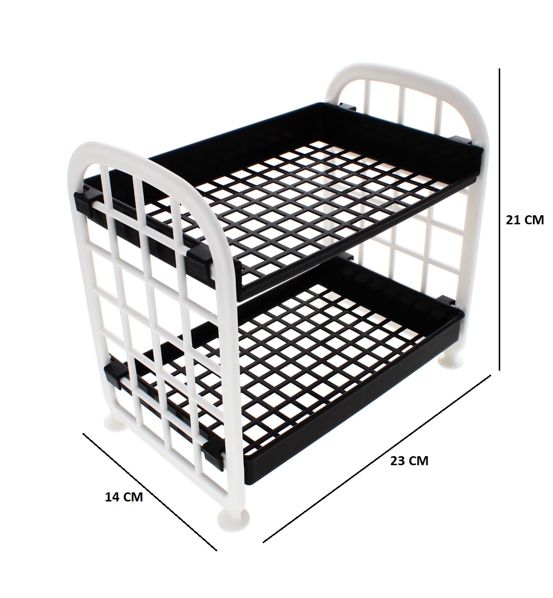 Wholesale 2 Tier Plastic Utility Shelves