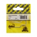 SCREW HOOKS BRASS PLATED 55MM 2 PACK