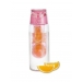 Fruit Infuser Water Bottle 700ml in Pink