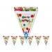 HAPPY B-DAY POLKA DOT PRINTED BALLOON BANNER
