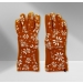 SMALL SPICE COLOUR FLORAL DESIGN OVEN GLOVES