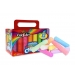 32 Pcs Washable Chalk Sticks 12 Assorted Colours 