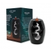 Black Ceramic Backflow Incense Burner with 20 Assorted Cones