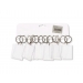 Acrylic Oblong Keyring – Clear Design