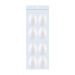 WHITE POLYSTYRENE EASTER EGG 8 PACK