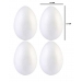 WHITE POLYSTYRENE EASTER EGG 8 PACK