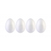 WHITE POLYSTYRENE EASTER EGG 8 PACK