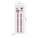 Christmas-Themed Pencils with Topper – 2pk