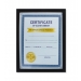 WOODEN FRAME-BLANK DOCUMENT CERTIFICATE OF ACHIEVEMENT