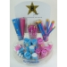 HOLLYWOOD MILANO GOLD STAR STATIONARY 84 PCS