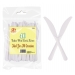 DELUXE WHITE PLASTIC KNIVES 40 PC