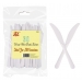 DINA DELUXE WHITE PLASTIC KNIVES 30 PC