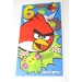 ANGRY BIRDS AGE 6 BIRTHDAY CARD WITH PIXEL