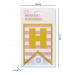 Happy Birthday Banner Customizable Pink/gold
