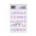 56pc Crafters Square ABC Alphabet Stickers