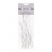 Artificial Festive Glitter Branches White 4 pcs, 24''inch