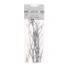 Festive Glitter Branches Silver 4 Pcs, 24''inch