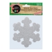 Christmas Glittered Foam Shapes Assorted