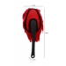 RED COTTON  DUSTER WITH HANDLE