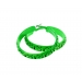 NEON GREEN HOOP EARRING