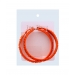 Neon Orange Hoop Earring