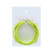 Neon Yellow Hoop Earring