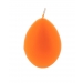 MEDIUM EGG SHAPE CANDLE ORANGE