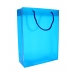GIFT BAG WITH ROPE HANDLE BLUE
