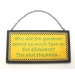 Hanging Wooden Plaque - Garden Text
