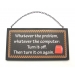 Hanging Wooden Plaque - Computer Text