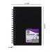 Wire Bound A5 Sketch Book Extra White