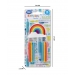 Rainbow Themed Multicoloured Birthday Candles 13pcs