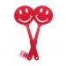Smiley Face Spatula Turner Pink Rose 2 Pc