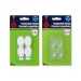 4 Pcs Removable Stick On Hooks