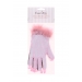 PINK LACE SHORT GLOVES LADIES