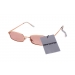 ELLA METAL SQUARE PINK/ROSE SUNGLASSES