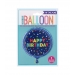 18IN FOIL HELIUM BIRTHDAY BALLOON BLUE
