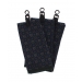 Men Navy Handkerchief Floral Wool