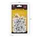 Cable Clips White 6mm 120 pcs